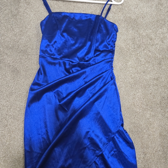 Emerald Sundae Vibrant Blue Dress - Picture 2 of 6